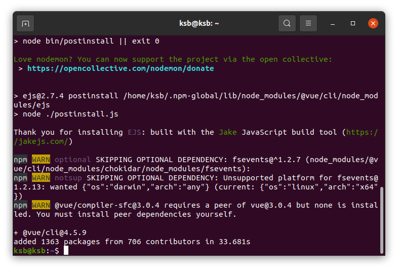 [NodeJS] npm install g EACCES permission denied 해결하기 나도 개발자다