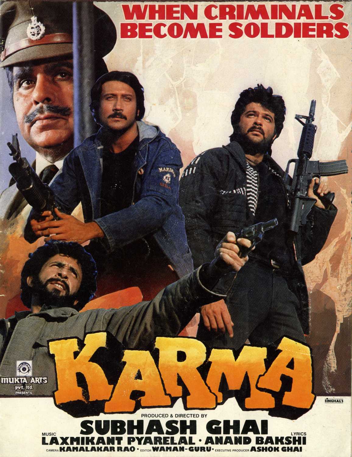 Karma 1986 Movie Box Office Collection, Budget and Unknown Facts