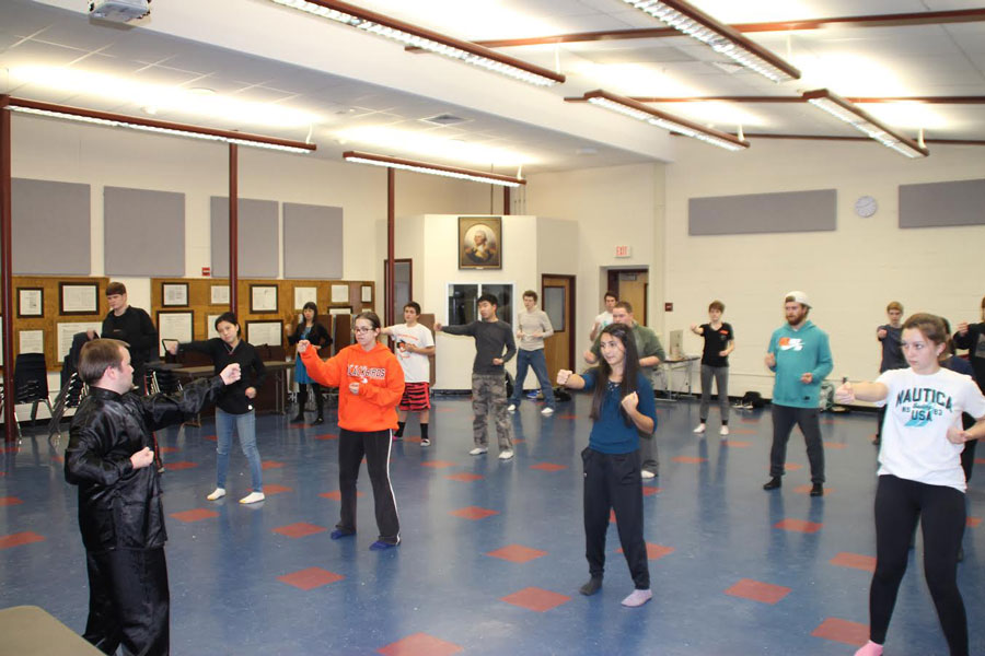 KSC student introduces martial arts to Keene High School language arts