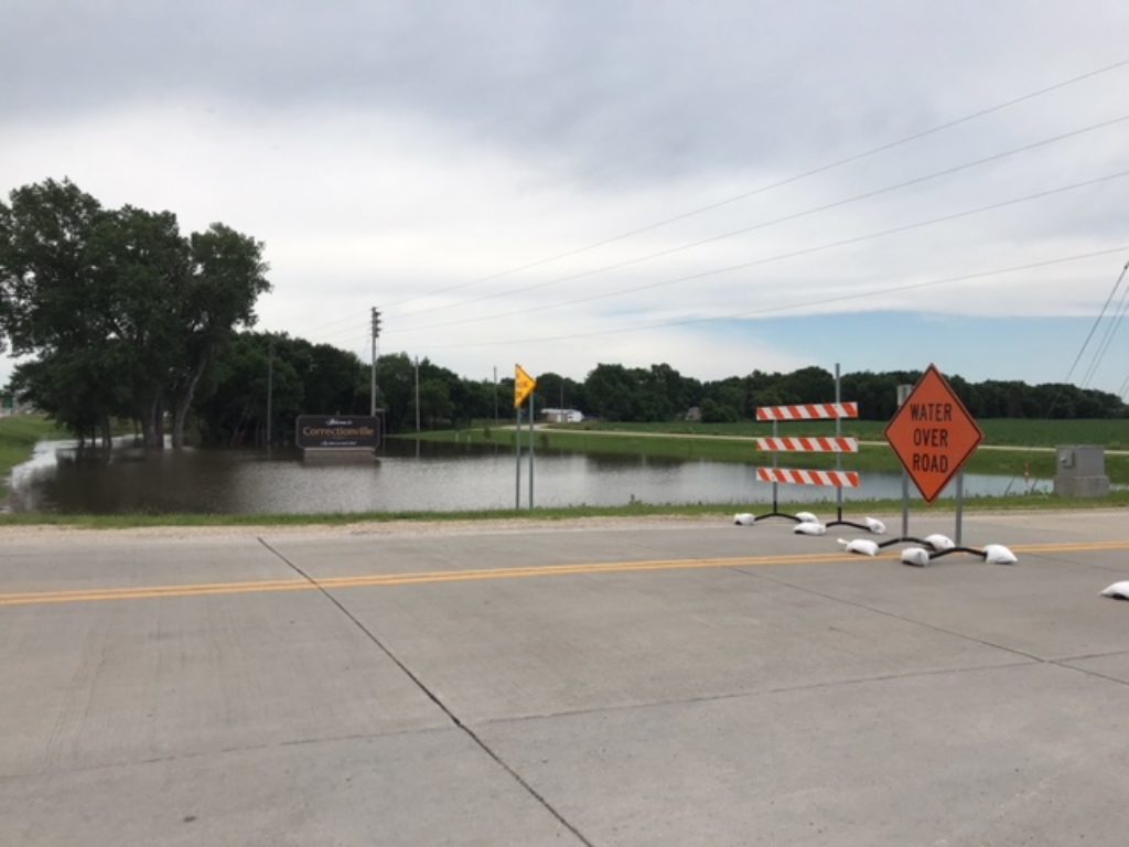 LITTLE SIOUX RIVER NOW FLOODING AT CORRECTIONVILLE KSCJ 1360