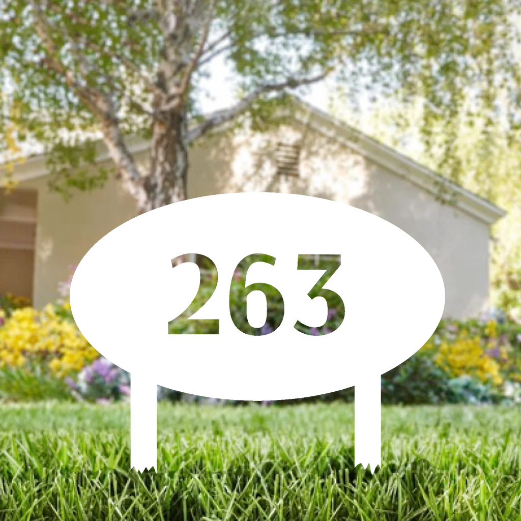 K&S Design Elements Custom Metal Address Signs Made in the USA K