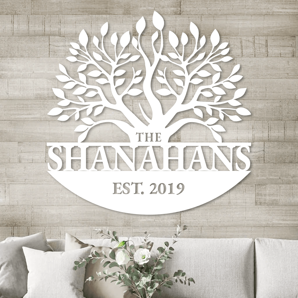 K&S Design Elements Custom Tree of Life Monogram Made in the USA