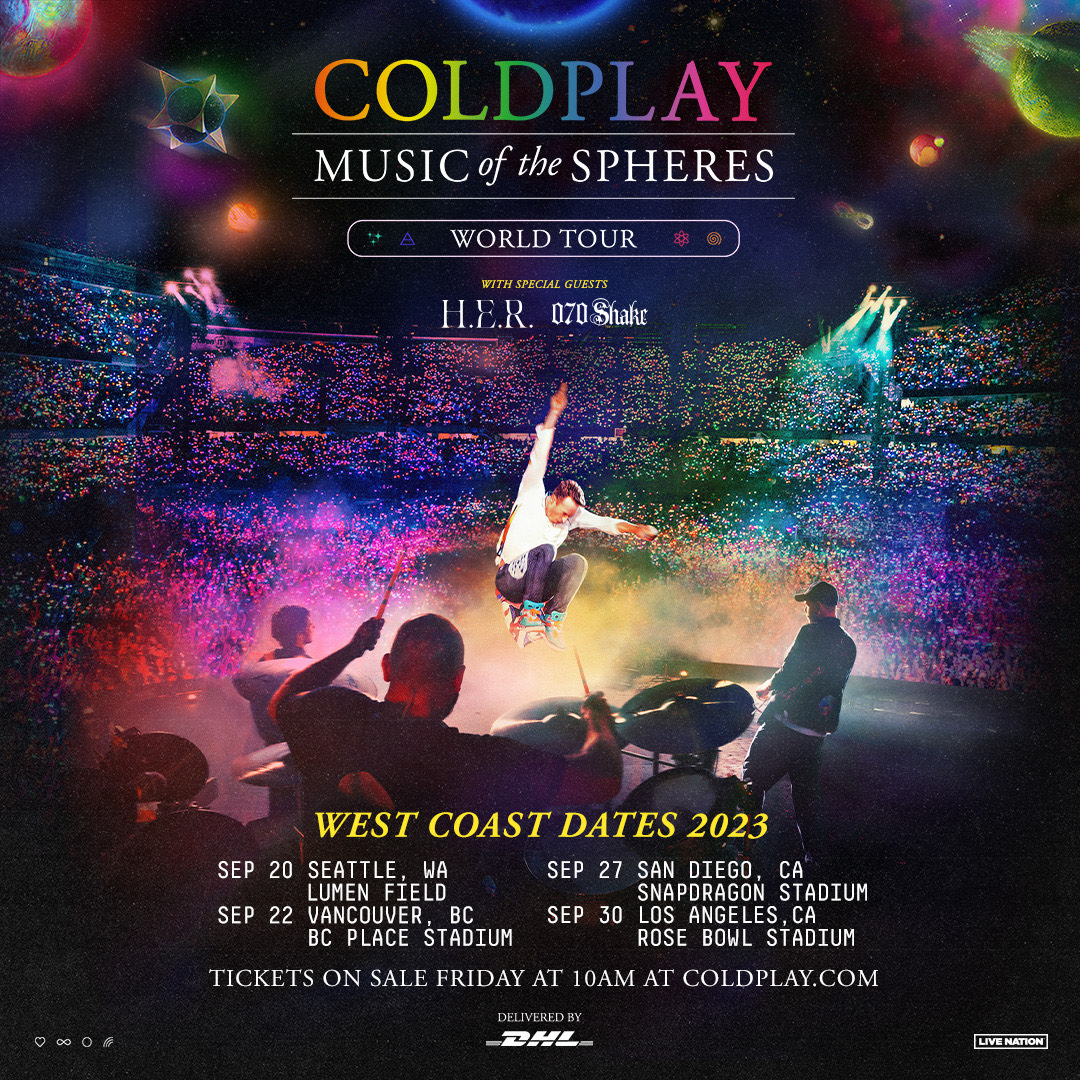 Coldplay regresa a San Diego en 2023 y así venderán los boletos KSDY 50