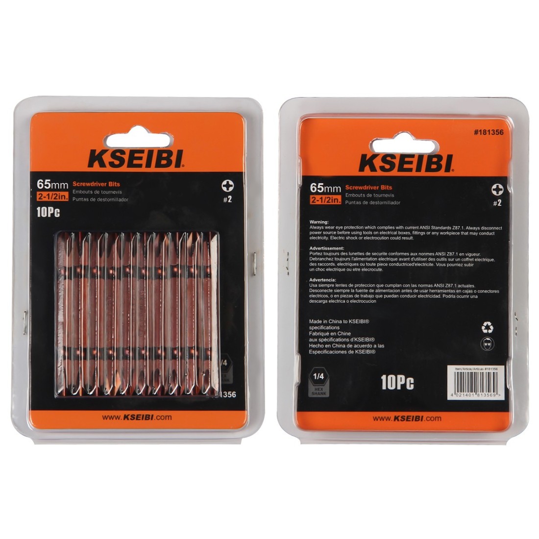 Double Ended Screwdriver Bit Screwdrivers KSEIBI Tools
