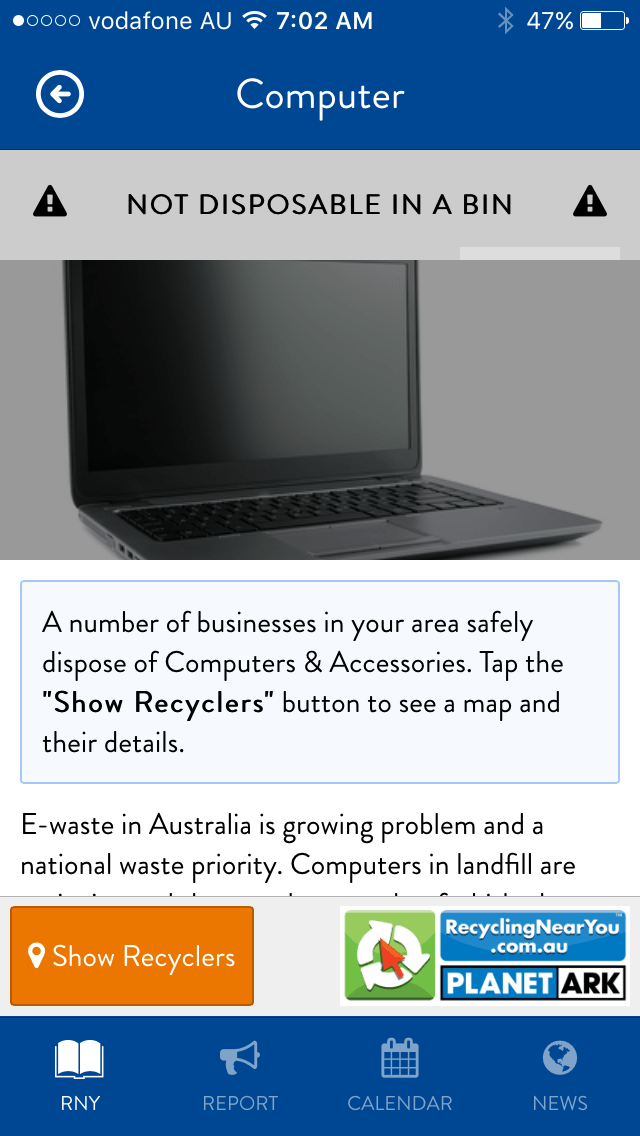 Australian wide recycling app KS Environmental