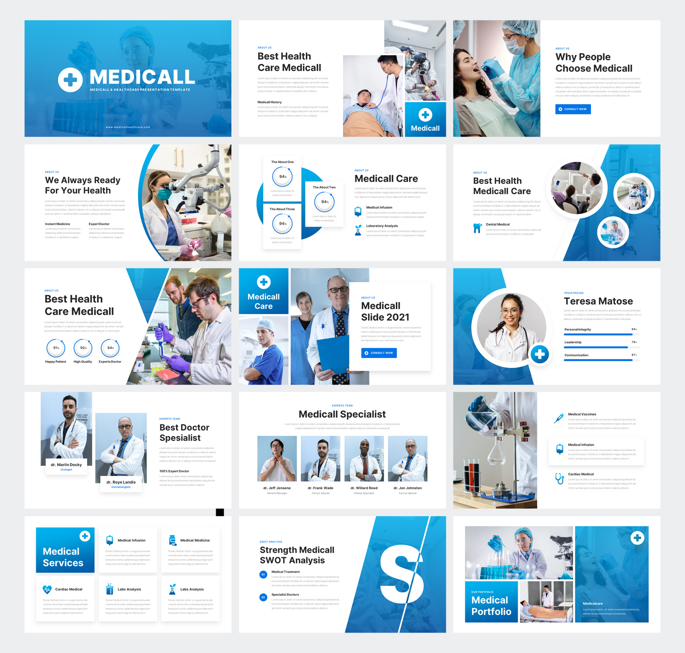 Medical & Health PowerPoint Presentation Template ksioks