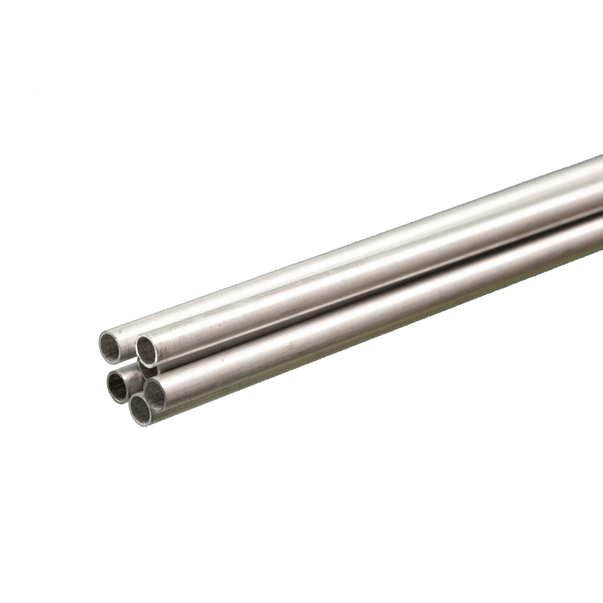 Round Aluminum Tube 3/16" OD x 0.014" Wall x 36" Long (6 Pieces