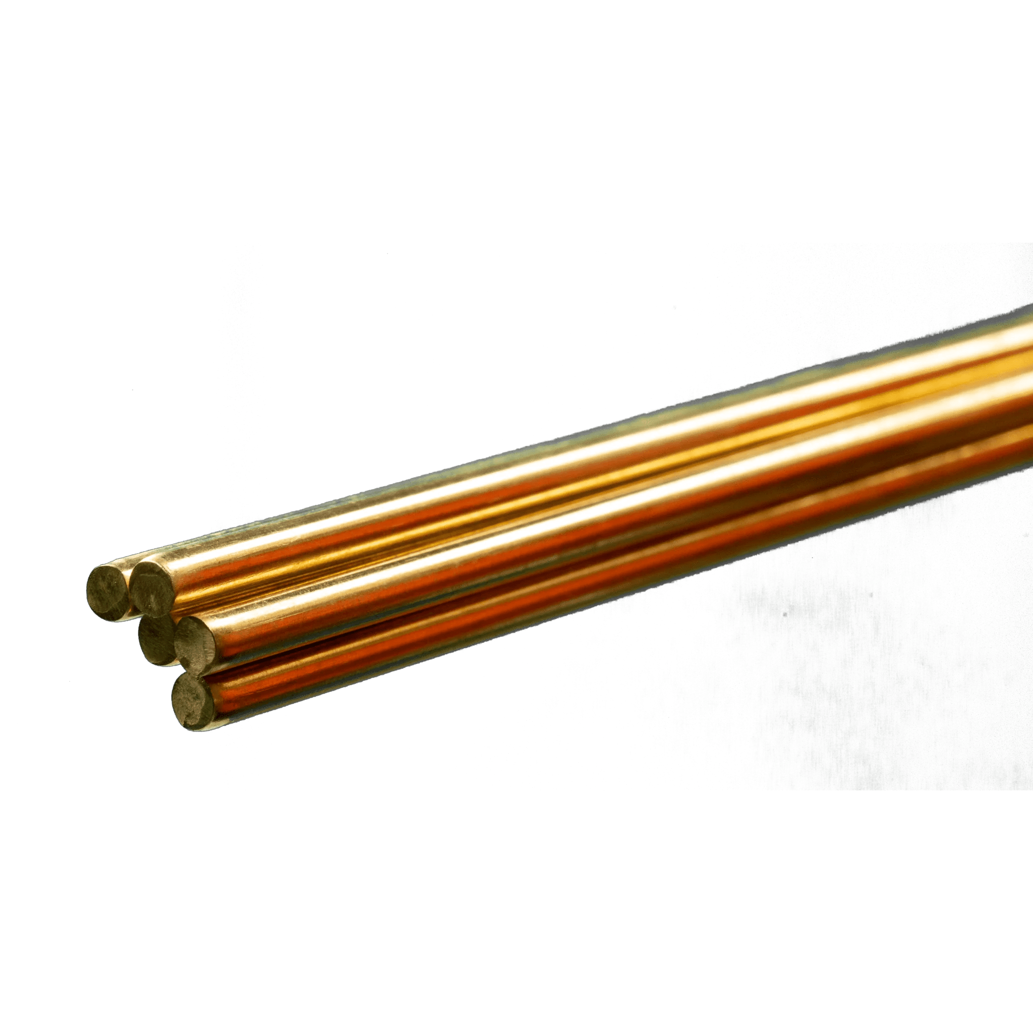 Round Brass Rod 3/16" OD x 36" Long (5 Pieces) ksmetals