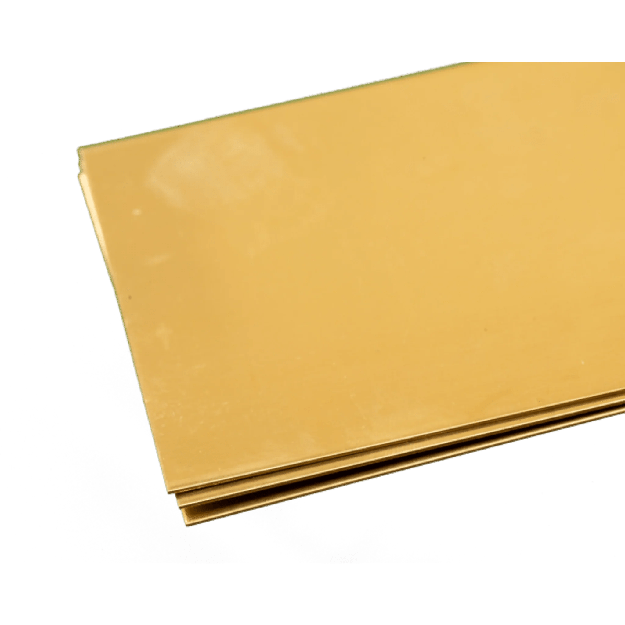 Brass Sheet .032" Thick 4" W x 10" L (3 Pieces) K&S Precision Metals