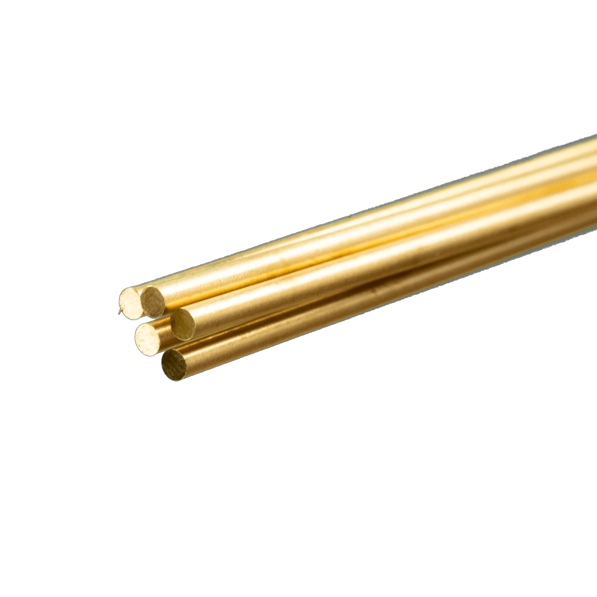 Round Brass Rod 2.5mm OD x 1 Meter Long (5 Pieces) ksmetals