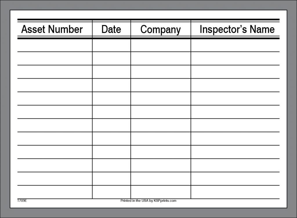 Maintenance Stickers to aid in Servicing Your Equipment