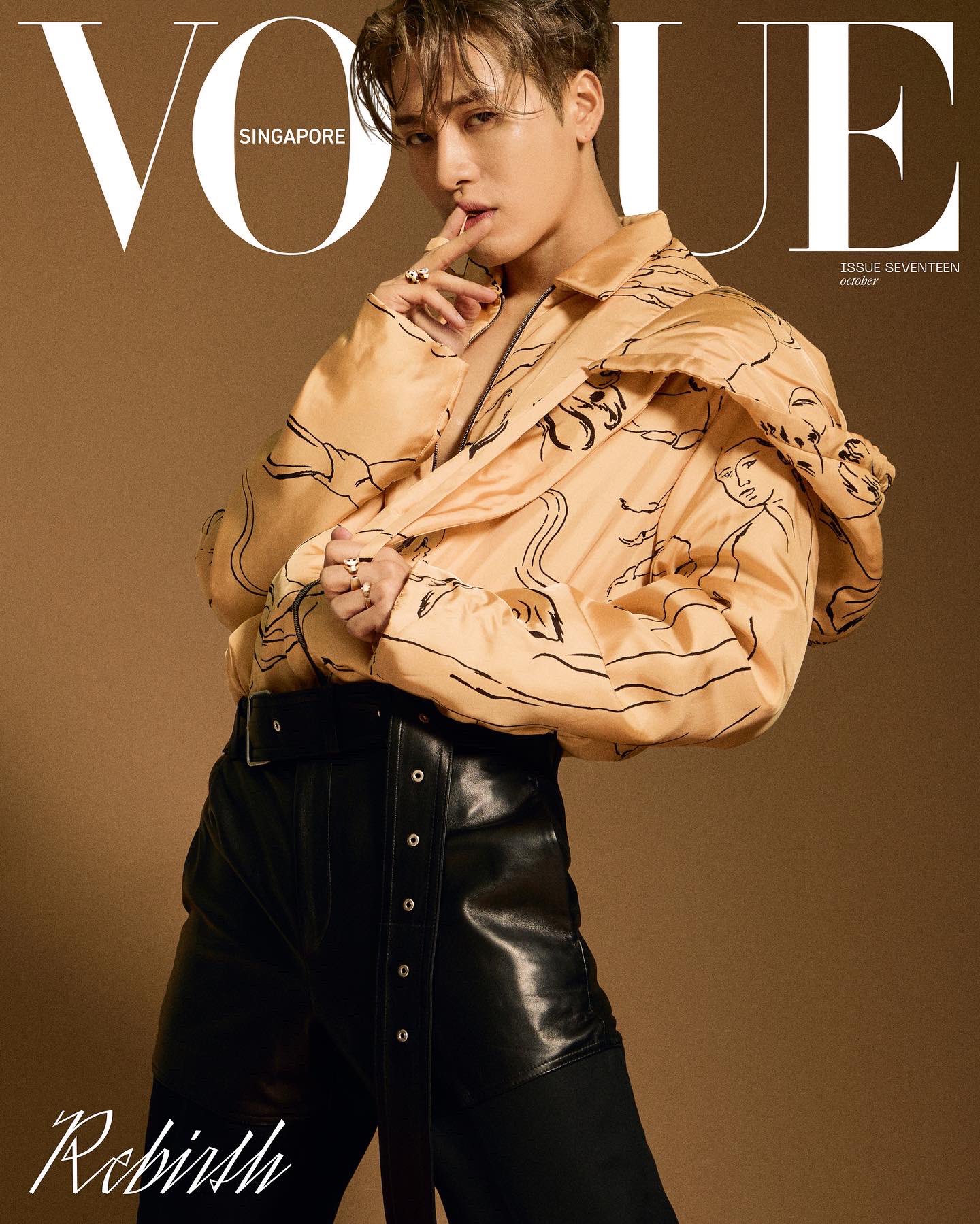 Jackson Wang Vogue Singapore « Rebirth », October 2022 issue