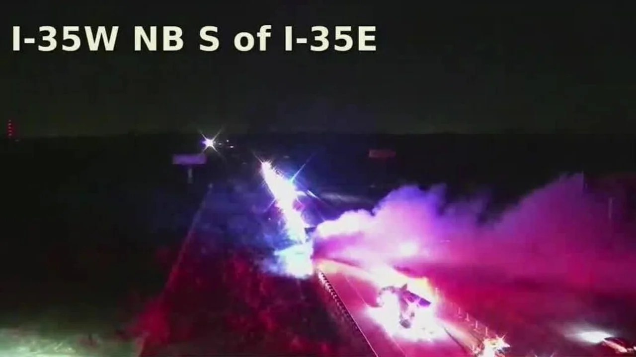 I35W back open after early morning semifire Friday 5