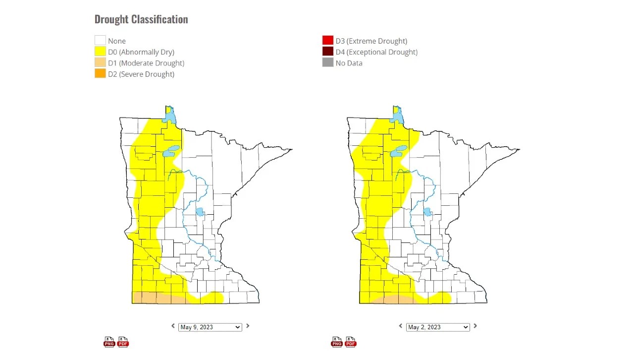 New drought report shows slight improvement in Minnesota 5