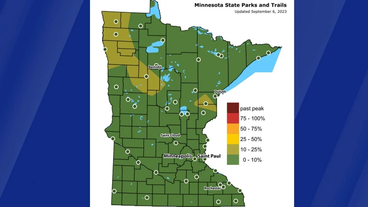 Fall colors starting to emerge in northwest Minnesota 5
