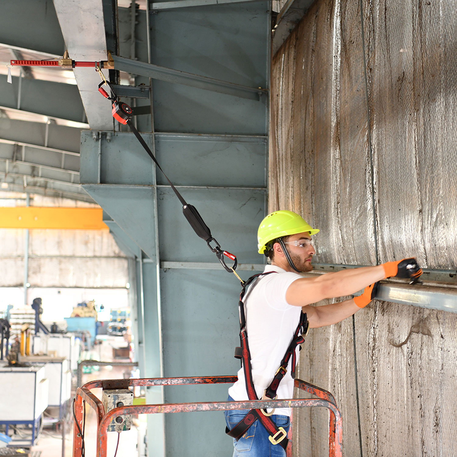 KStrong® Aluminum Sliding Beam Anchor, Adjustable 3.5” 14” (ANSI) KStrong