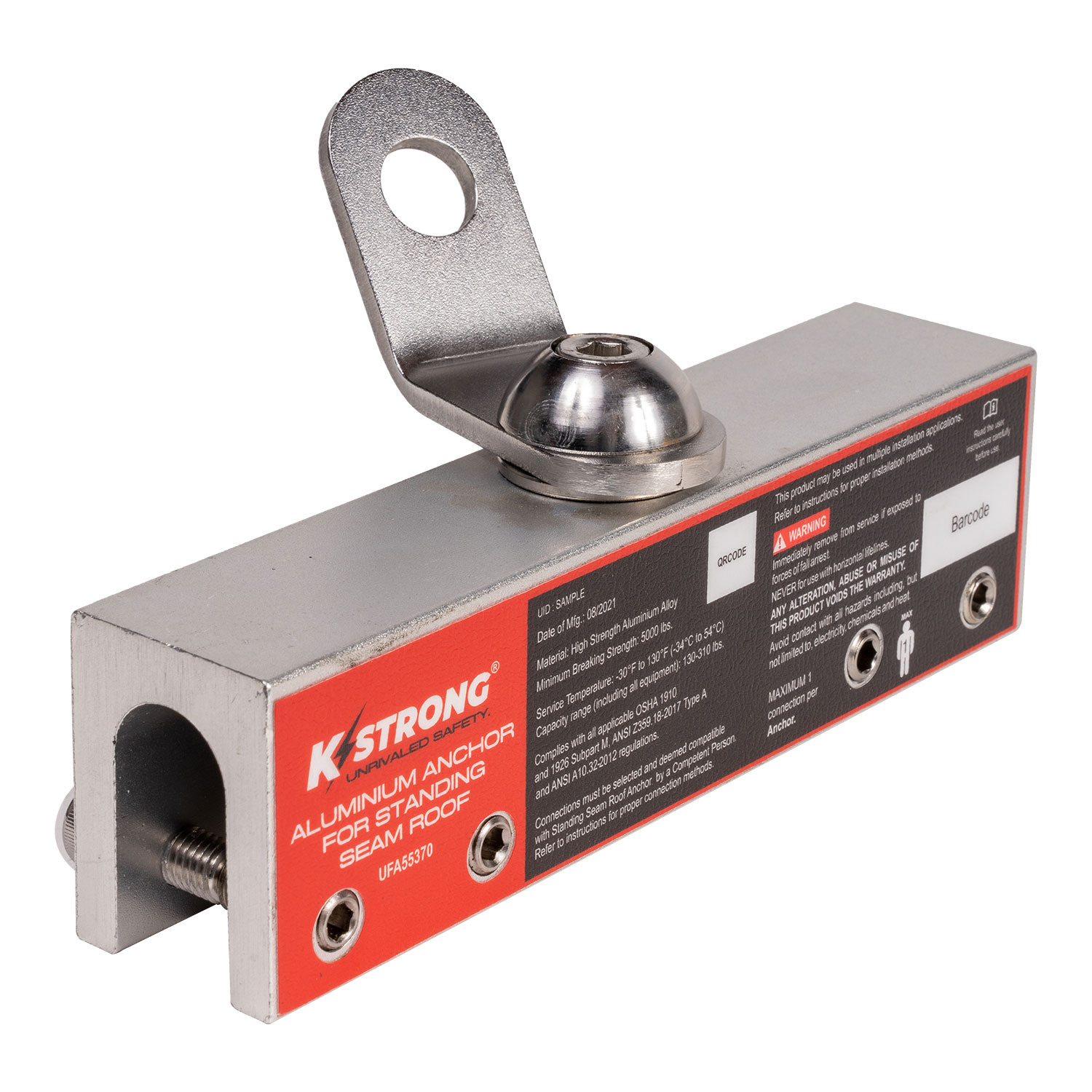 KStrong® Single Seam Roof Anchor (ANSI) KStrong