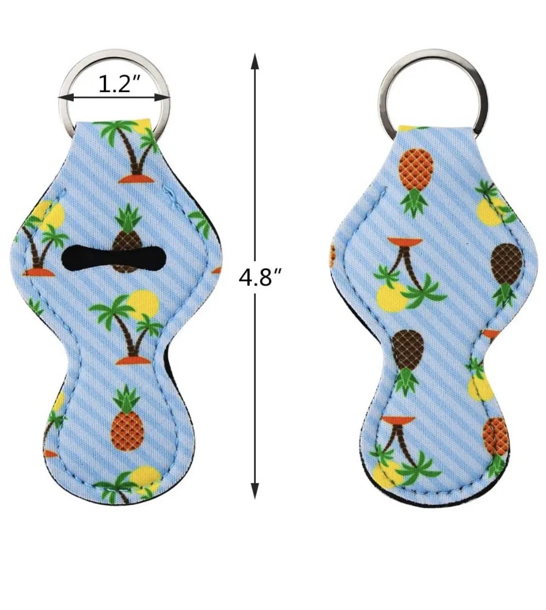 Neoprene Lip Balm Holder Keychain KT7 Farms
