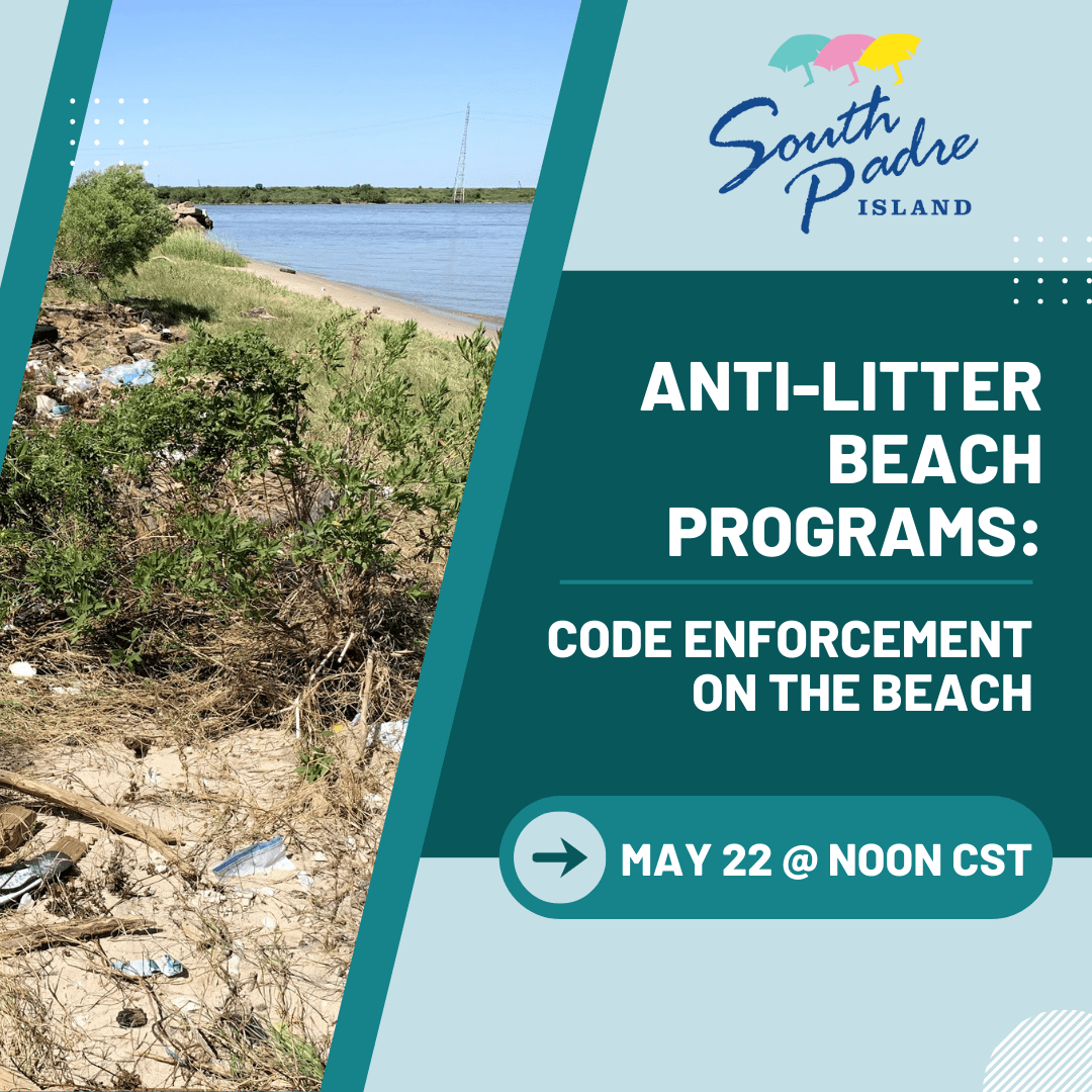 AntiLitter Beach Programs Code Enforcement on the Beach Keep Texas