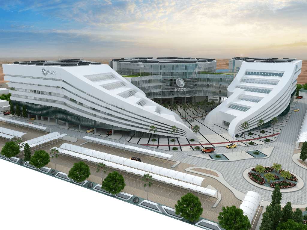 New Main Headquarter for Kuwait Gulf Oil Company at Ahmadi KTCB