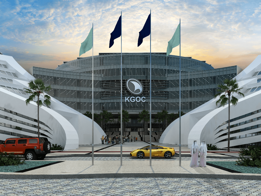 New Main Headquarter for Kuwait Gulf Oil Company at Ahmadi KTCB