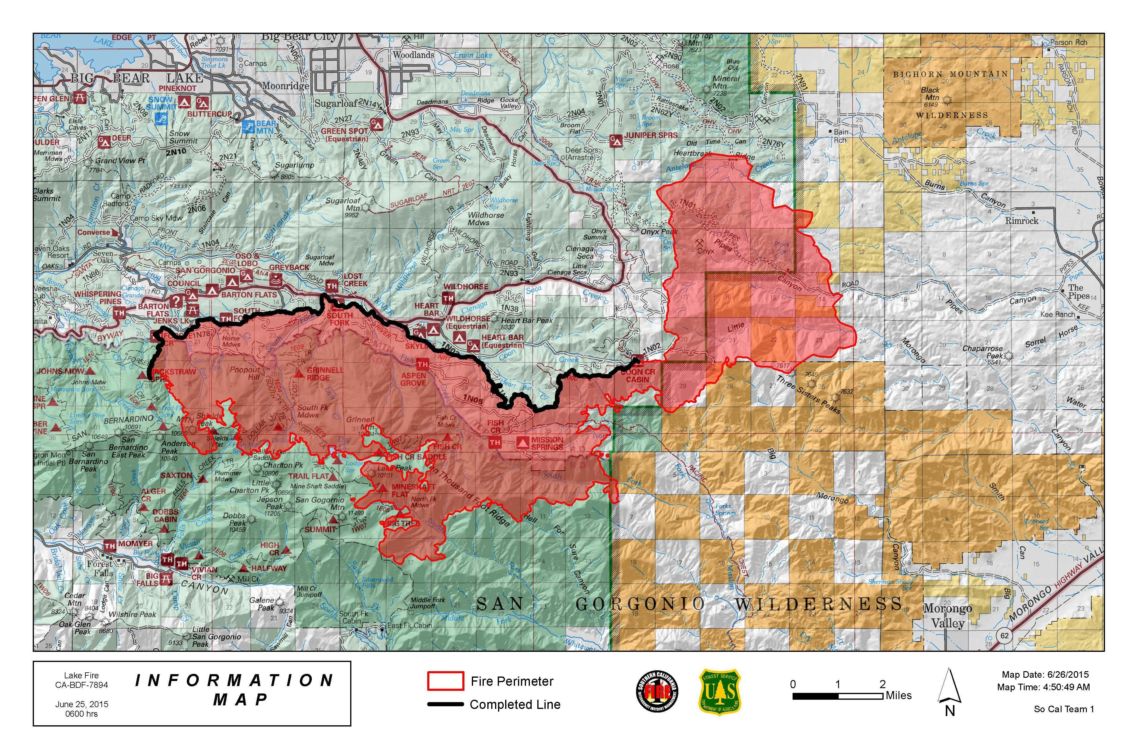 Lake Fire Grows to Nearly 47 Square Miles; Arson Declared as Cause of