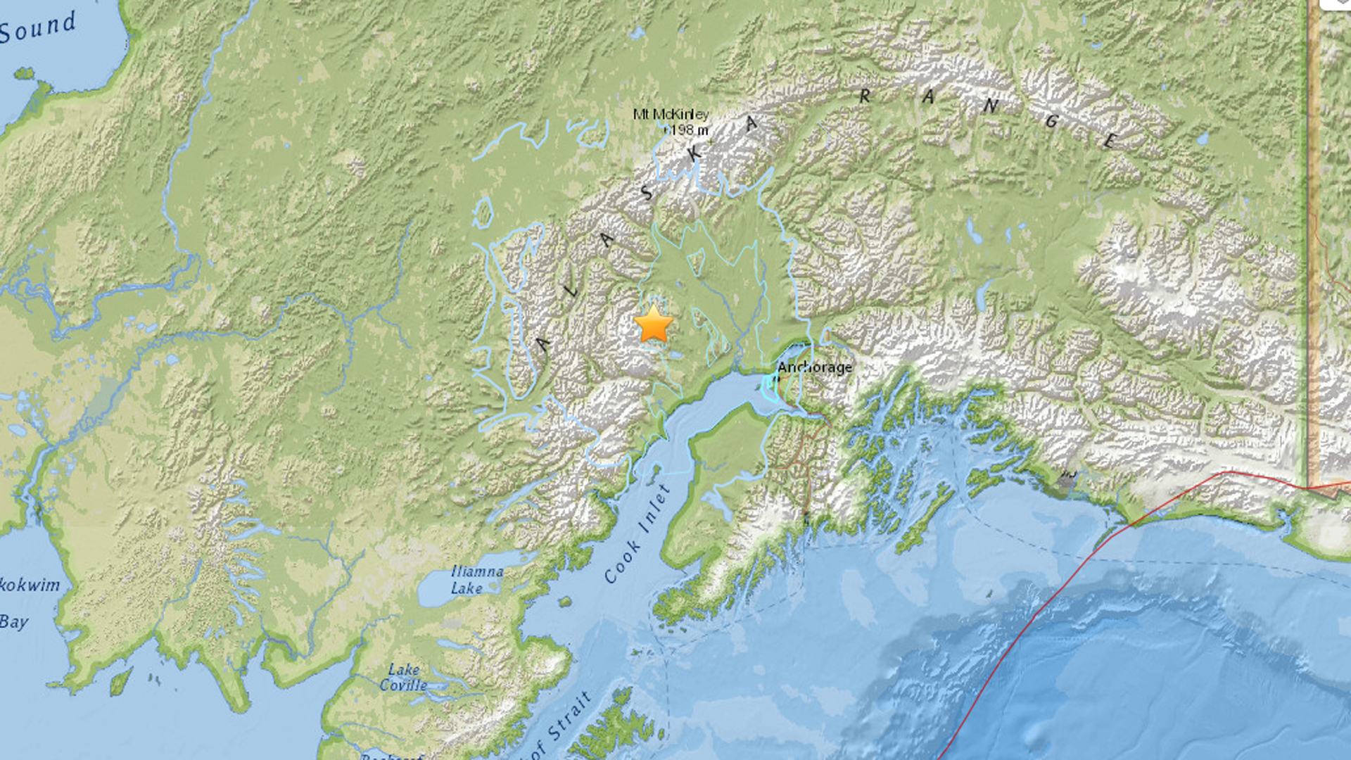 Anchorage Earthquake Map Danger Magnitude5.8 Earthquake Strikes in Alaska, 75 Miles From Anchorage KTLA