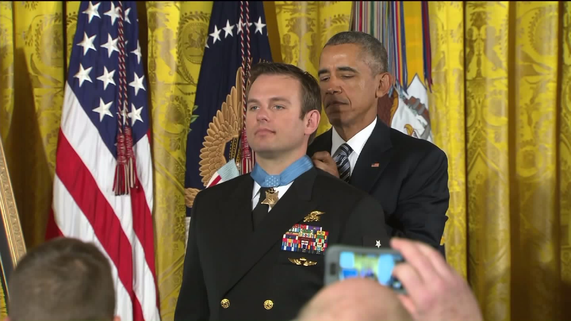 Navy SEAL Receives Medal of Honor for Rescue of American Hostage in