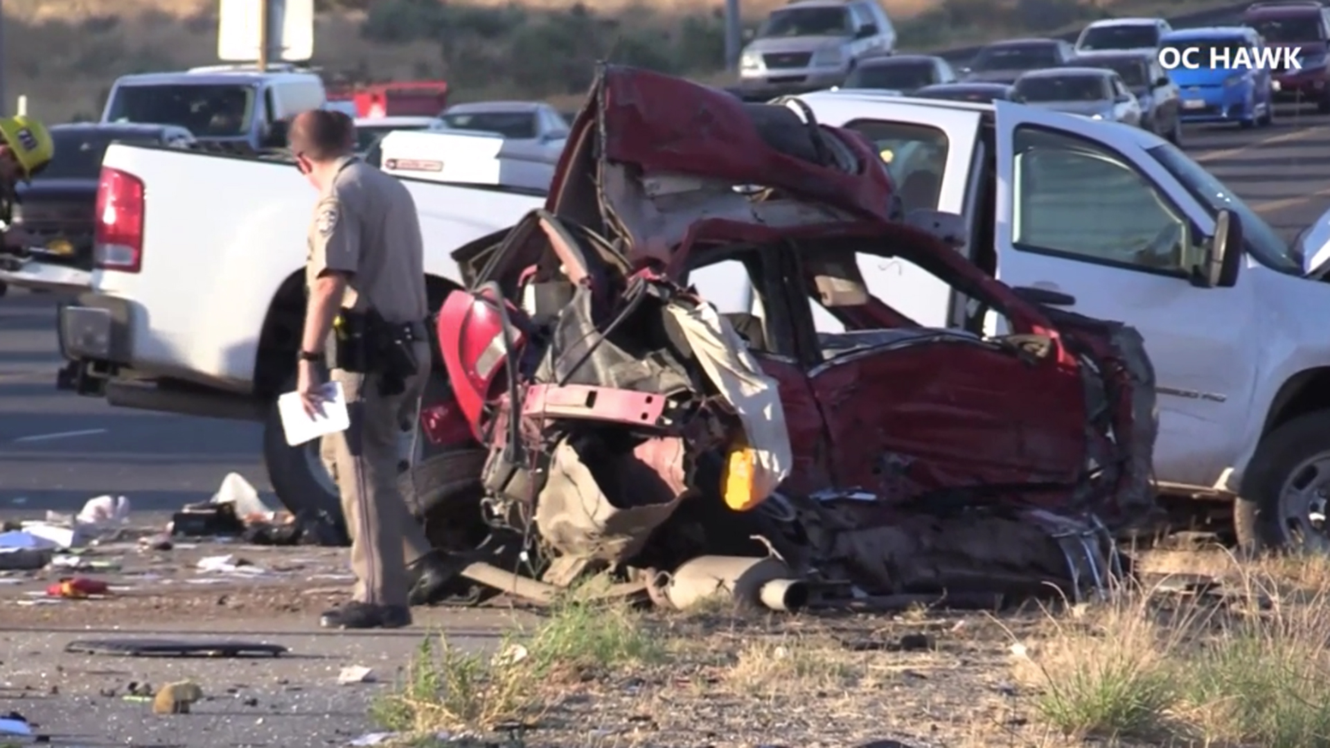 1 Killed When Car Splits in Half in Violent Crash Near San Jacinto KTLA