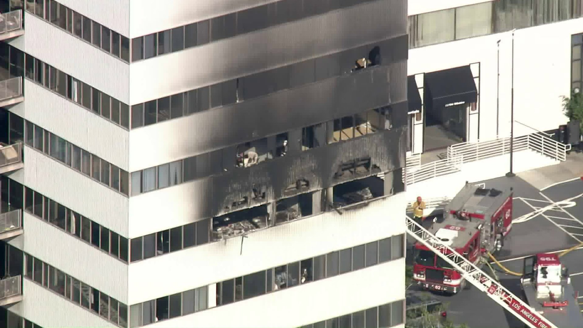 Barrington Plaza Fire Resident Says Blaze May Have Barrington Plaza Fire Resident Says Blaze May Have