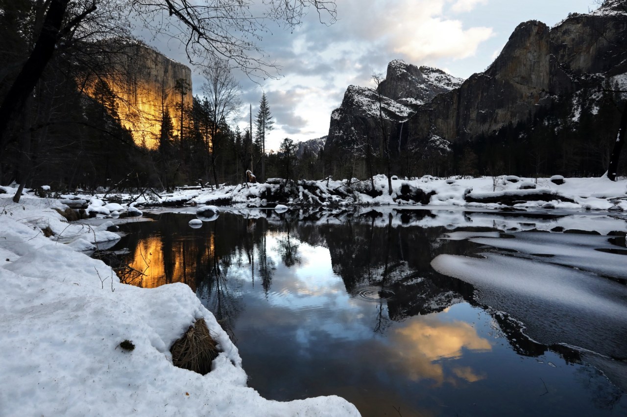 Yosemite National Park reopens partially under blanket of snow KTLA