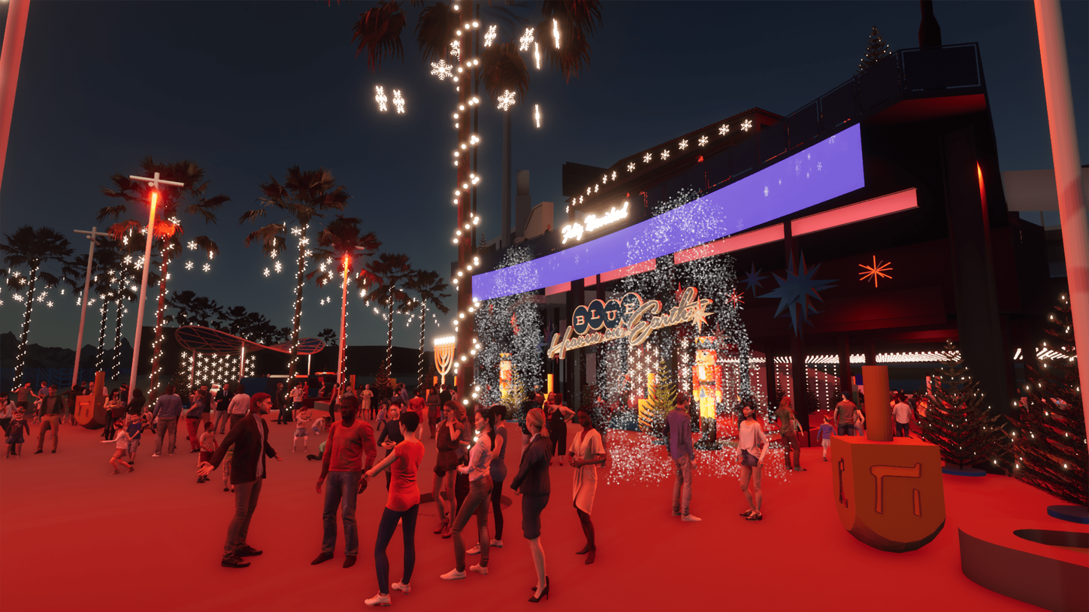 2021 Dodger Stadium holiday festival features lights, ice skating
