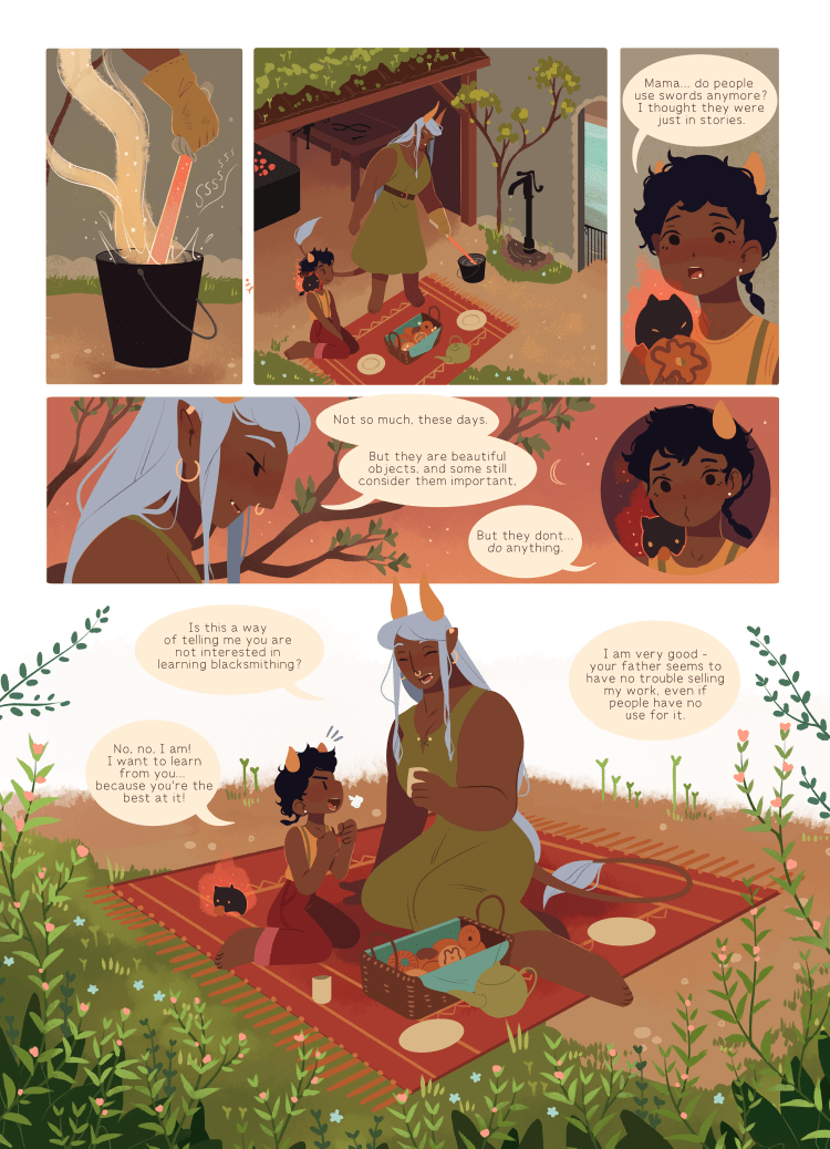 The Tea Dragon Society Illustration by Katie O'Neill