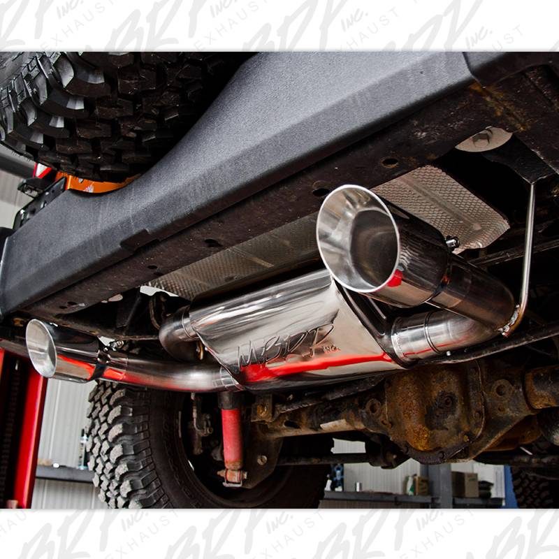 MBRP Axle Back 2.5" Dual Exhaust Kit, Jeep (20072014) JK Wrangler
