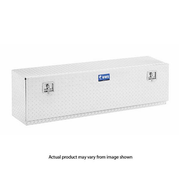 UWS Top Sider Tool Box, 60"L x 13"W x 17"H Aluminum Diamond Plate