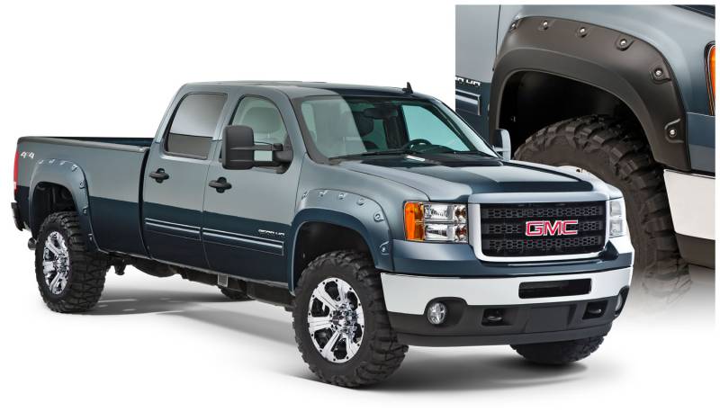 Bushwacker Fender Flares,GMC Boss (200710) 2500/3500 Fender Flare Set