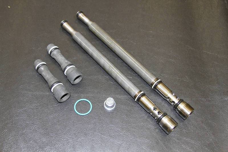 Updated High Pressure Oil Stand Pipe & Dummy Rail Plug Kit, Ford (2004