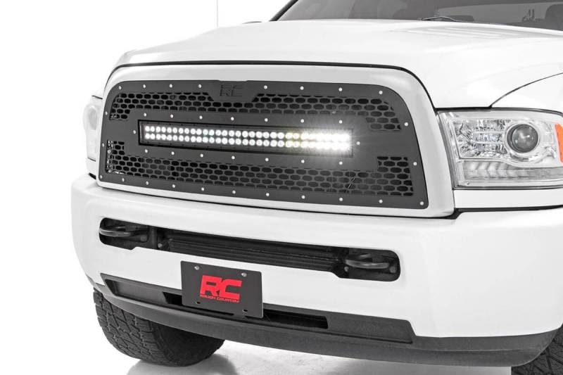 Rough Country Mesh 30" LED Lightbar Grille, Dodge (201318) 1500