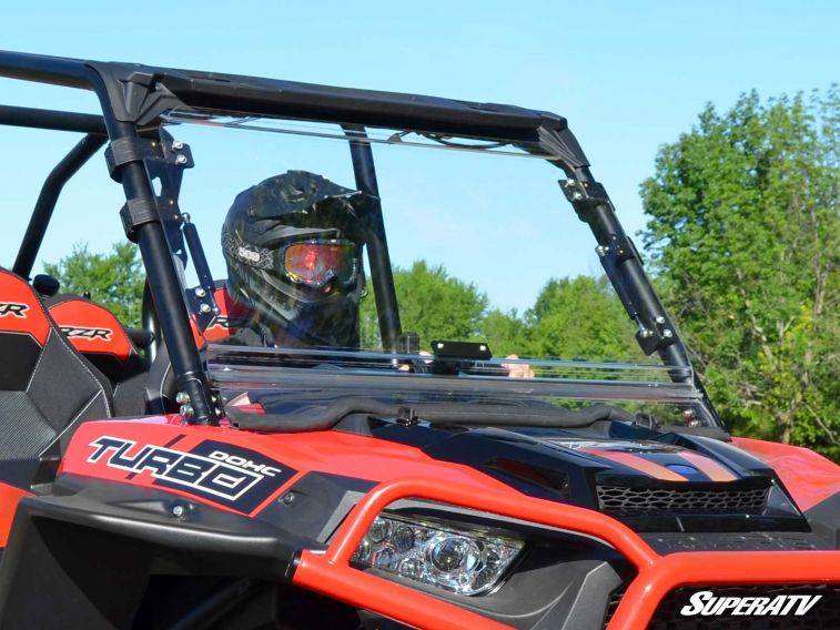 Polaris RZR S 1000 Scratch Resistant Flip Windshield (20142018) **With