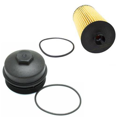 Ford Motorcraft FL2016 Oil Filter and Cap Kit, Ford (200310) 6.0L & 6