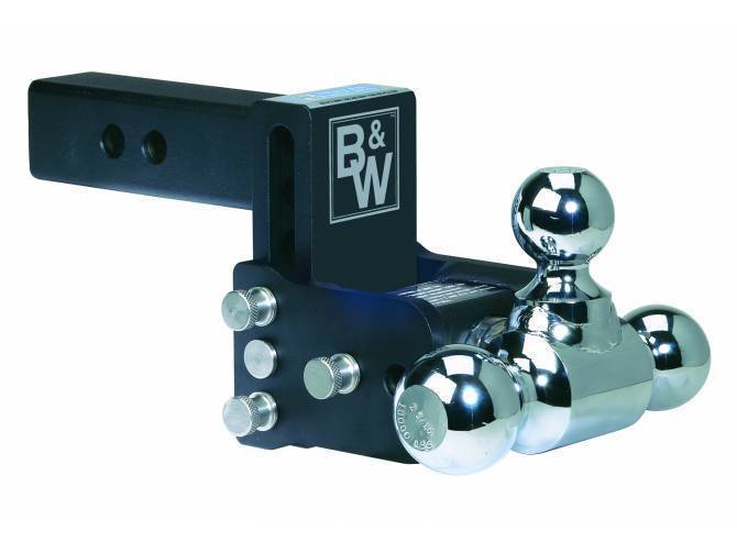 B&W Tow & Stow Hitch for 2" Receiver, 3" drop 3.5" rise (17/8" x 2