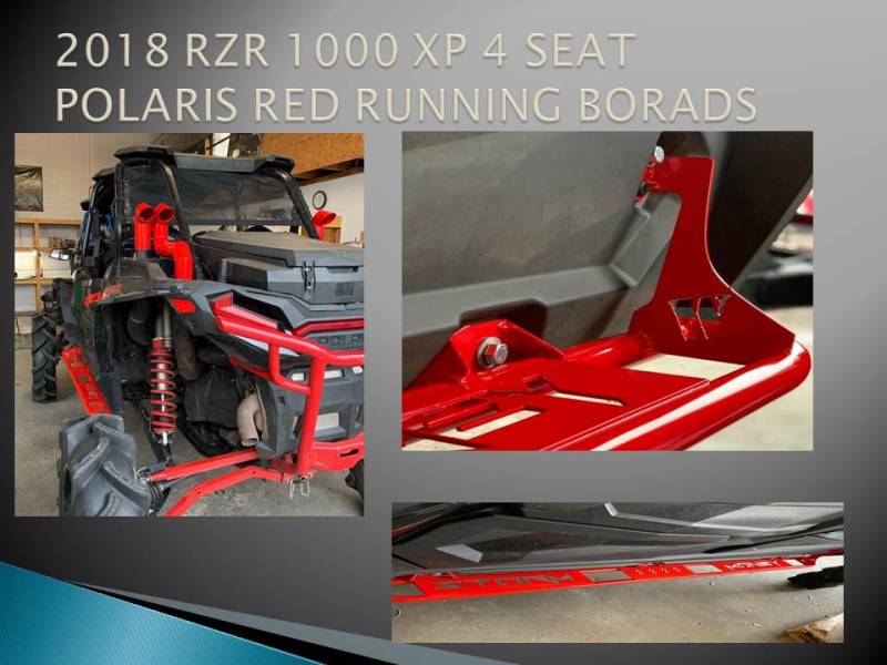 Wicked Motorsports Custom Running Boards (2 Door Polaris RZR 20162021)