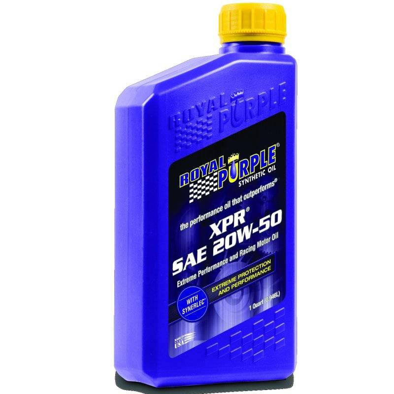 Royal Purple XPR Racing Oil, 20W50, 1 Quart Bottle
