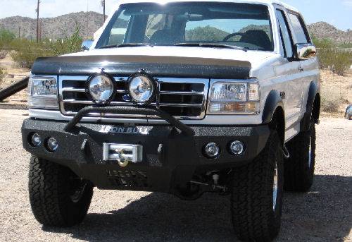 Iron Bull Front Bumper, Ford (198791) Bronco, (8791) FSeries
