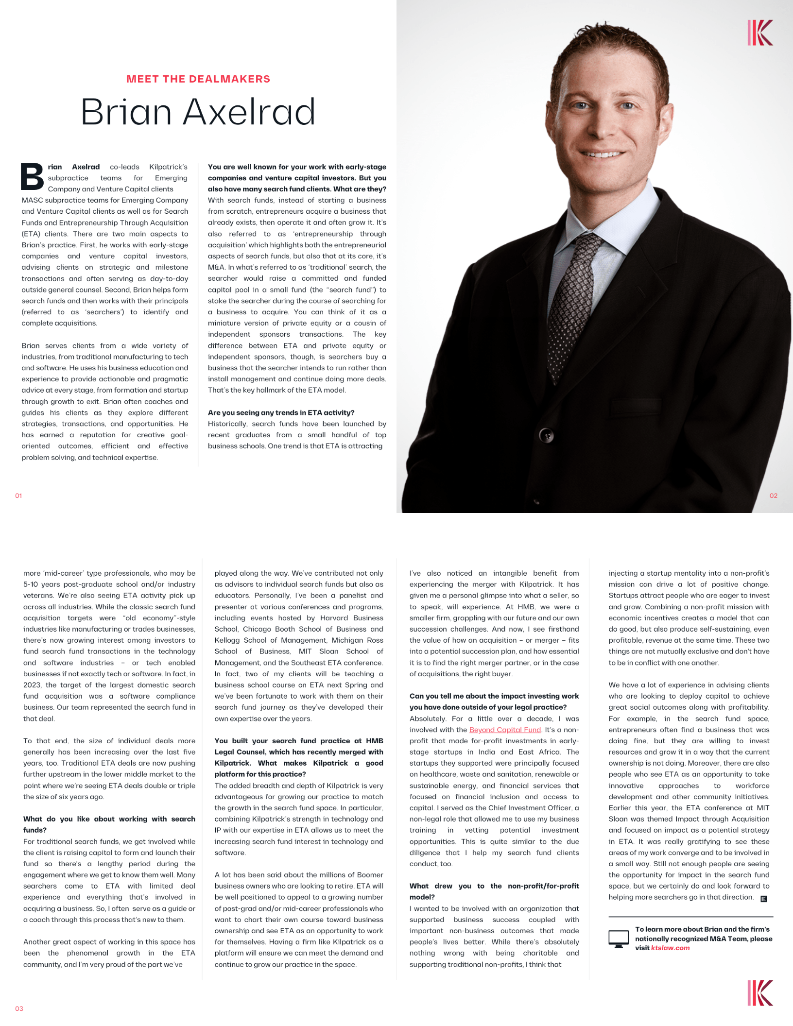 Meet the Dealmakers Brian Axelrad