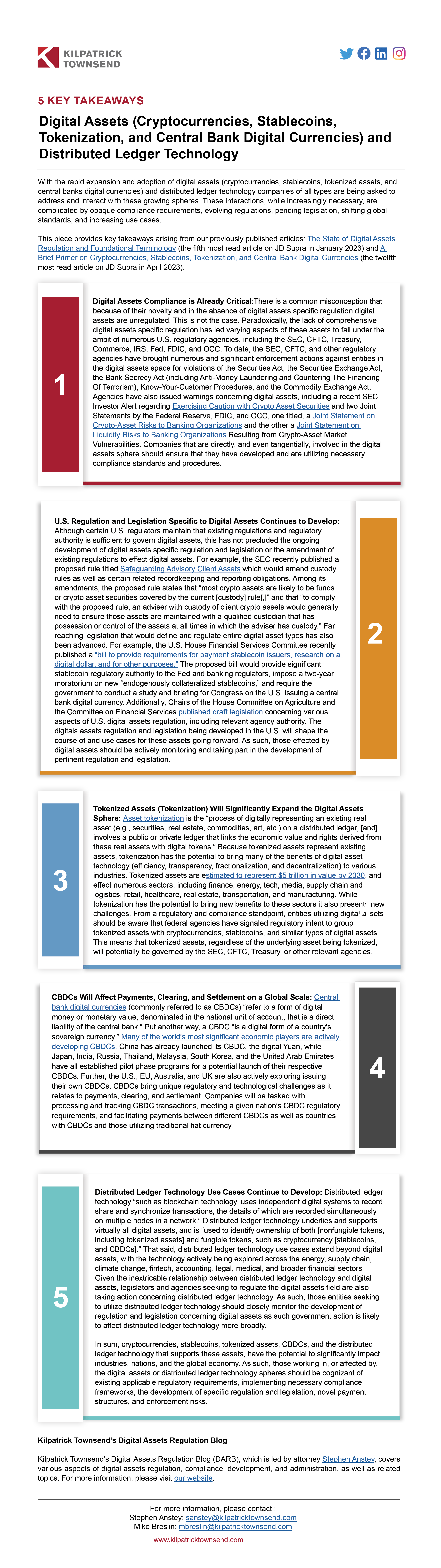 5 Key Takeaways Digital Assets