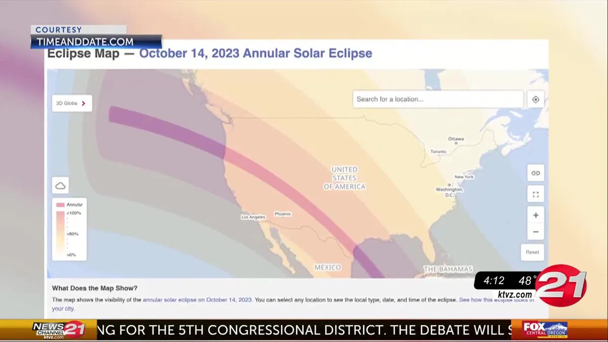 La Pine Or Events 2023 The 2023 Annular Solar Eclipse Will Be Visible In The La Pine Area, With Hotel Groups Expecting An Increase