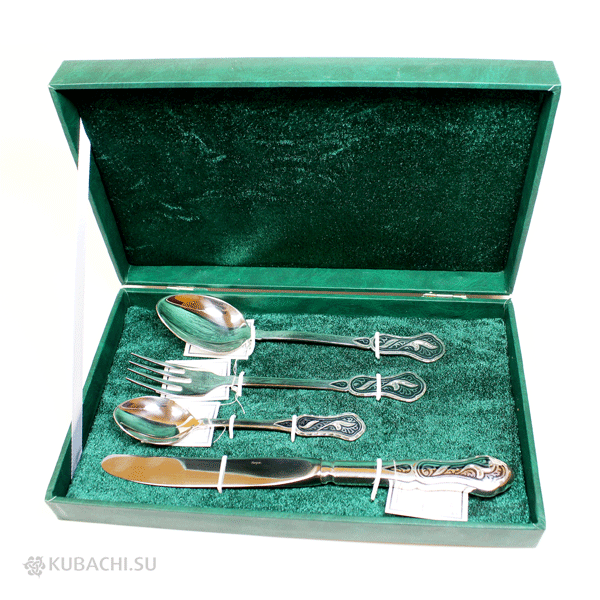Столовый набор из серебра Столовые наборы серебряные