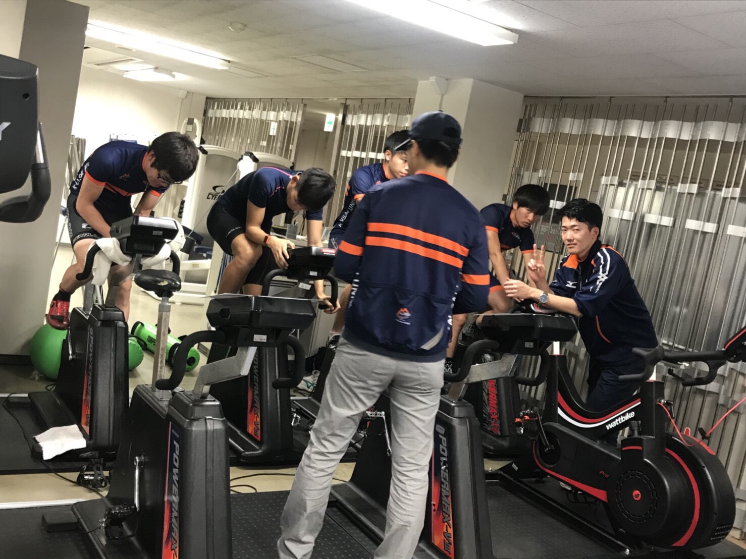 体力測定！ 関西大学自転車部[レース班]