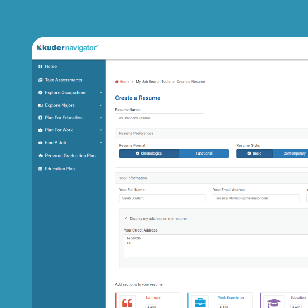 WorkBased Learning Solutions Kuder Career Preparation